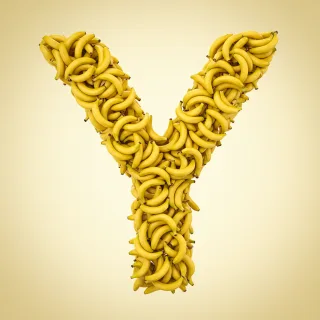 Bananas 2 — letter Y (variant 2)