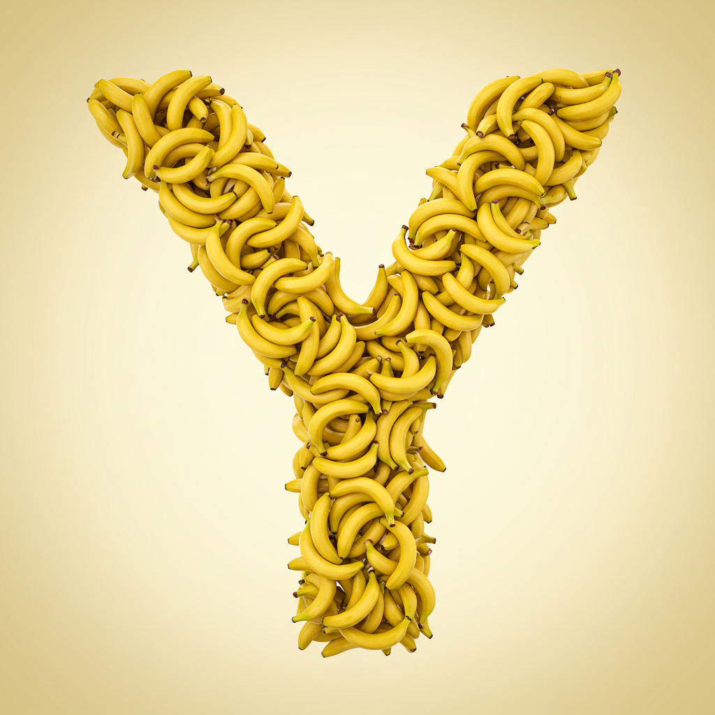 Bananas 2 — letter Y (variant 2)