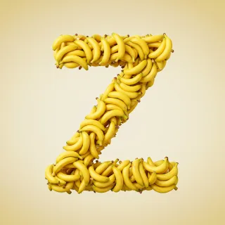 Bananas 2 — letter Z (variant 2)