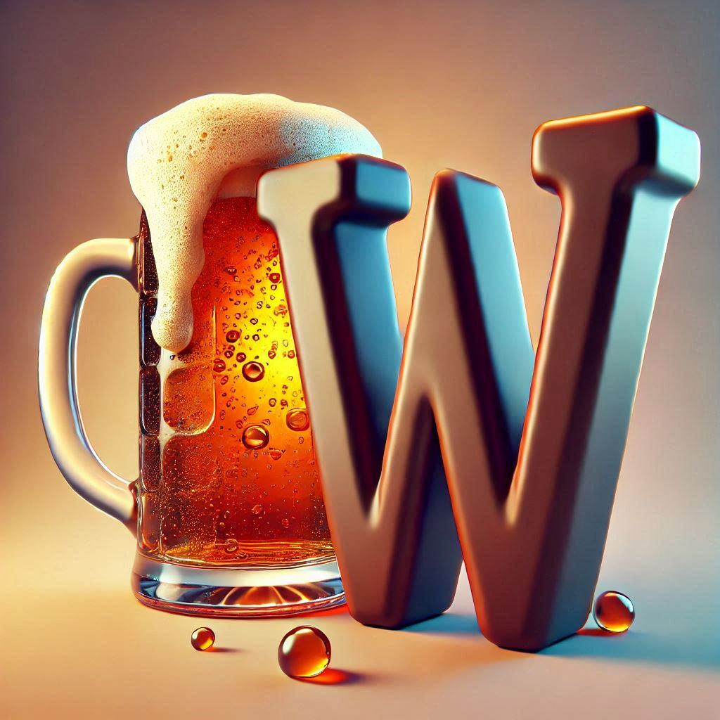 Beer — letter W