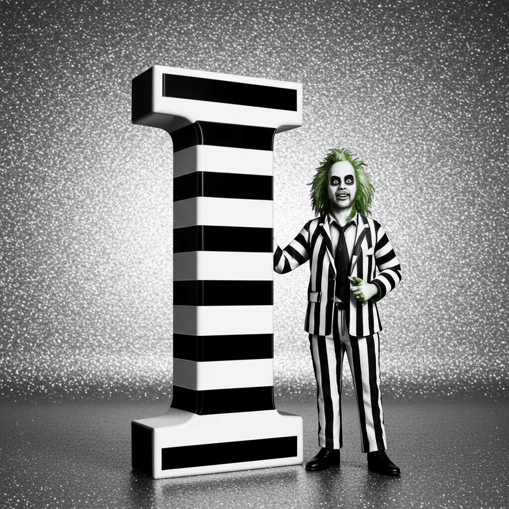 Beetlejuice — letter I (variant 2)