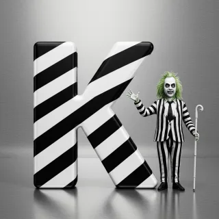 Beetlejuice — letter K