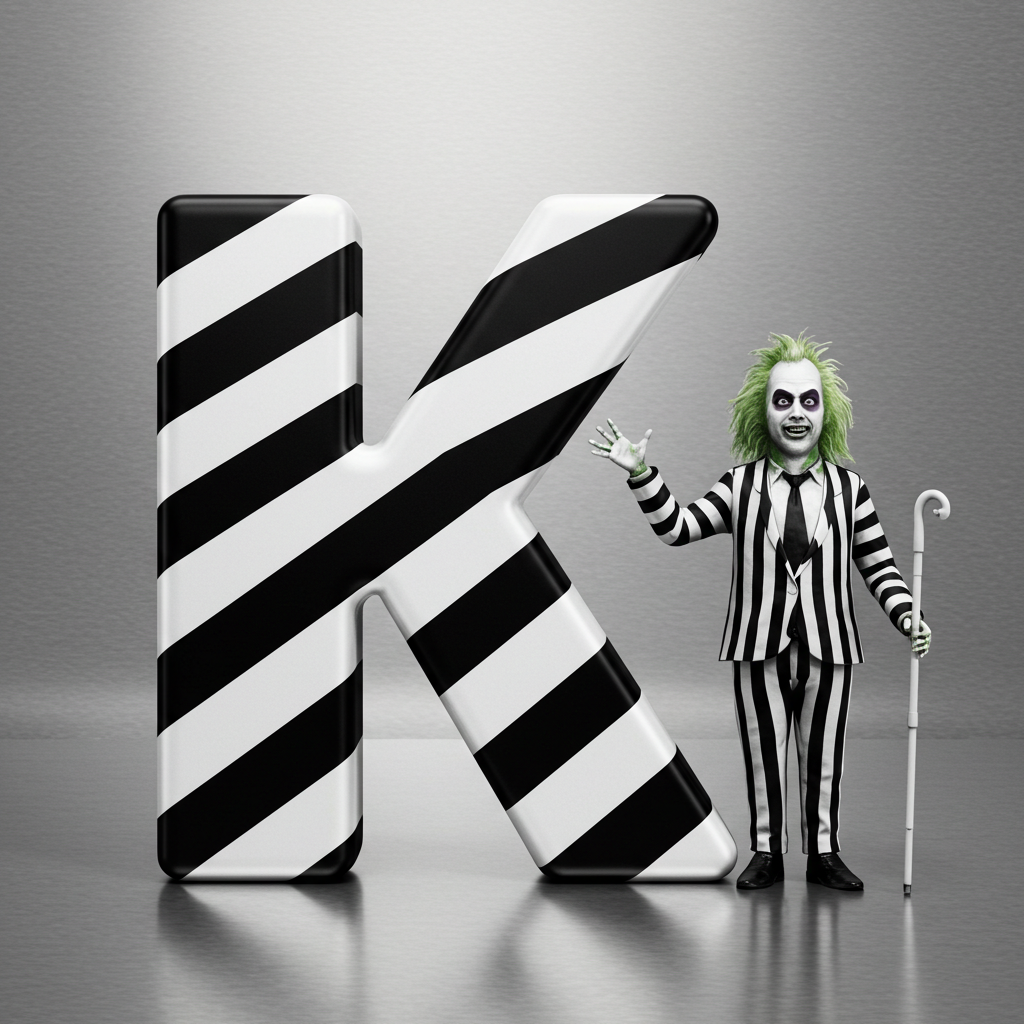 Beetlejuice — letter K