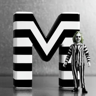 Beetlejuice — letter M (variant 2)