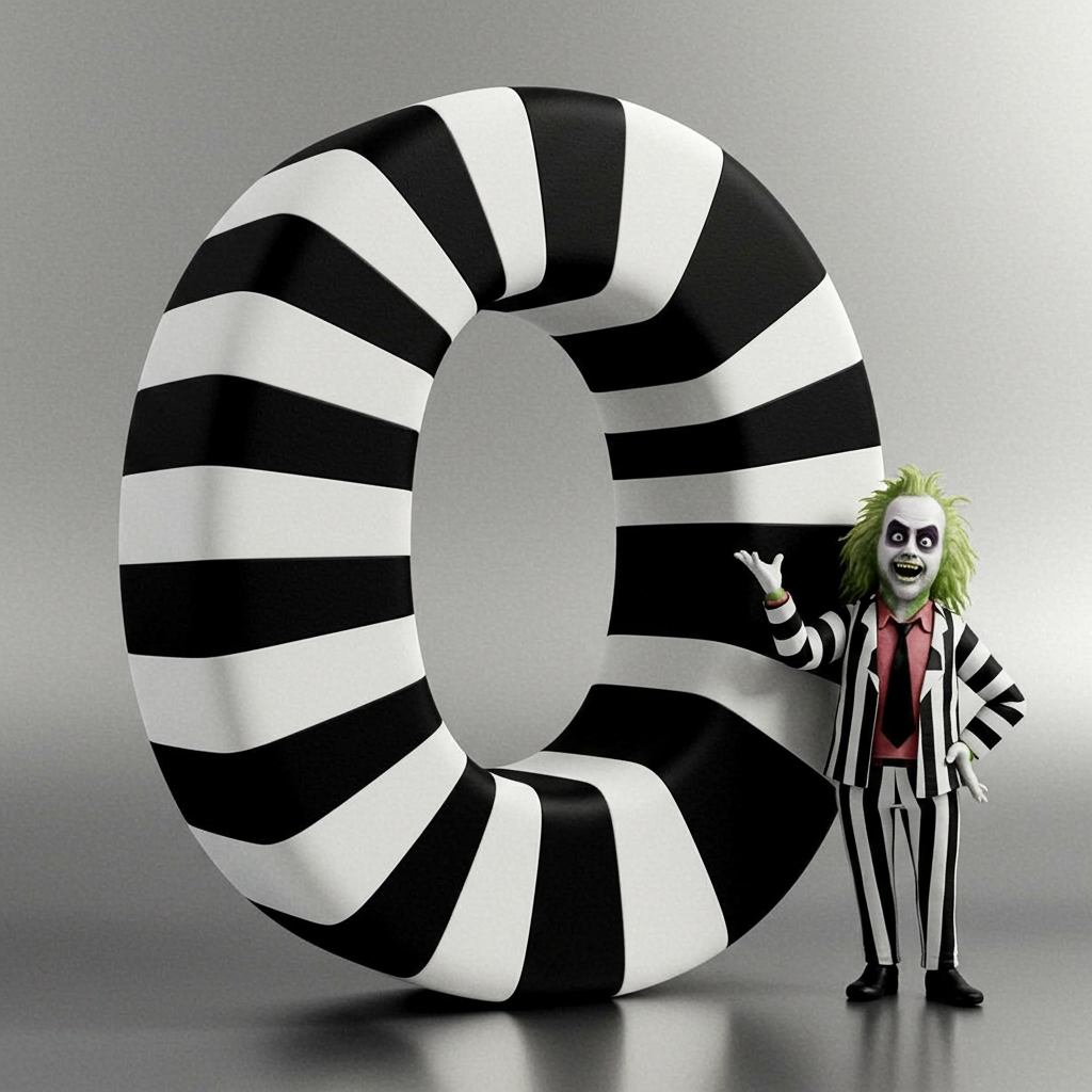Beetlejuice — letter O (variant 2)