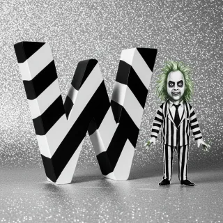 Beetlejuice — letter W