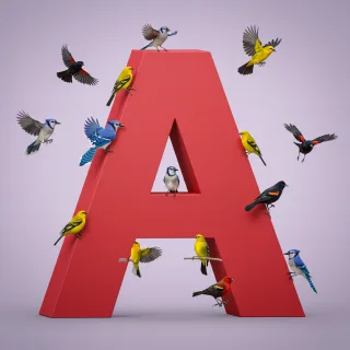 Birds — letter A