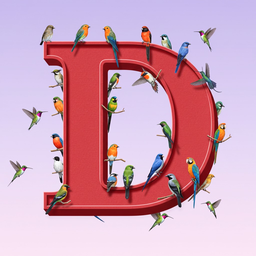 Birds — letter D
