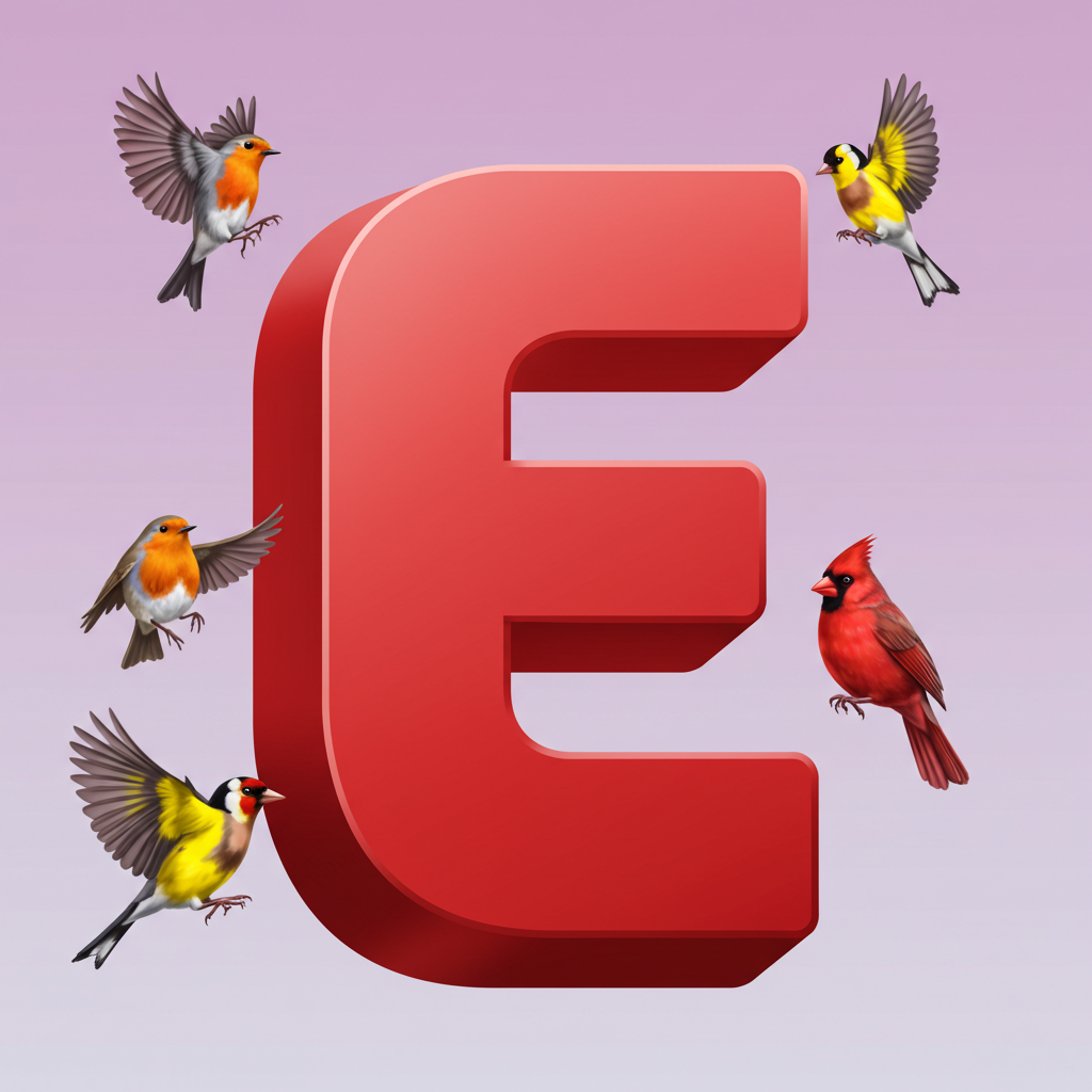 Birds — letter E