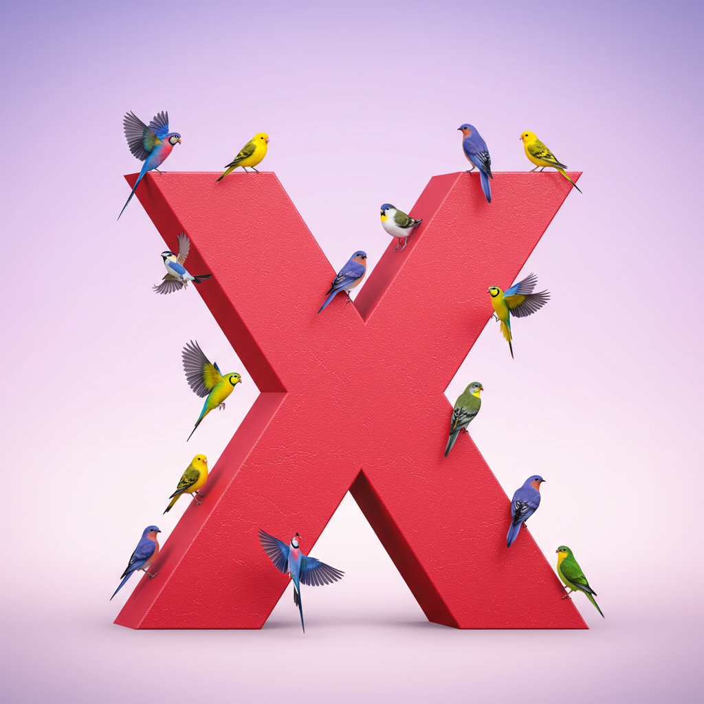 Birds — letter X