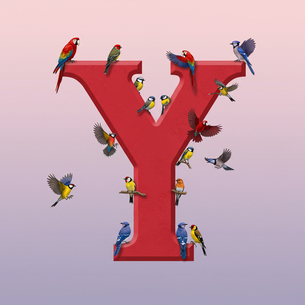 Birds — letter Y