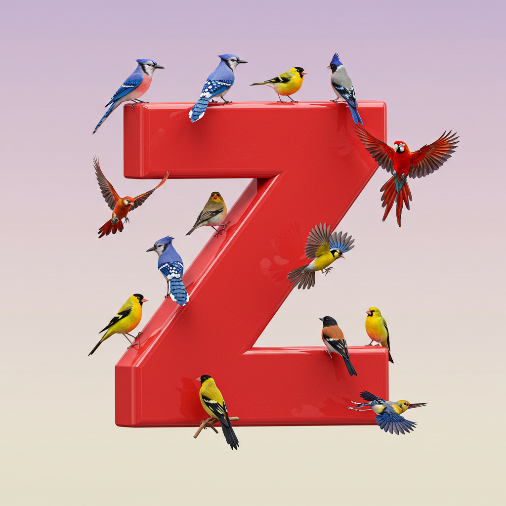 Birds — letter Z