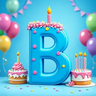 Birthday — letter B