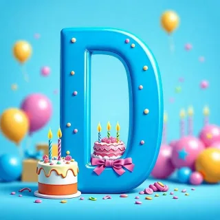 Birthday — letter D