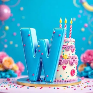 Birthday — letter W