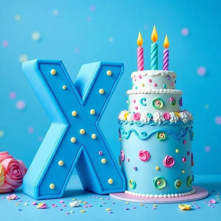 Birthday — letter X
