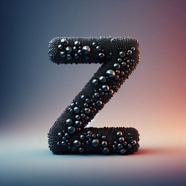 Black crystal — letter Z