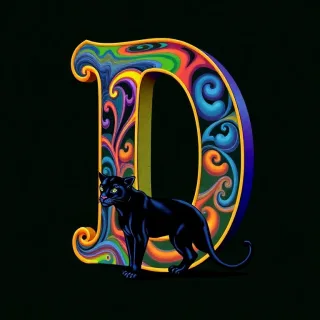 Black panthers — letter D