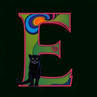 Black panthers — letter E