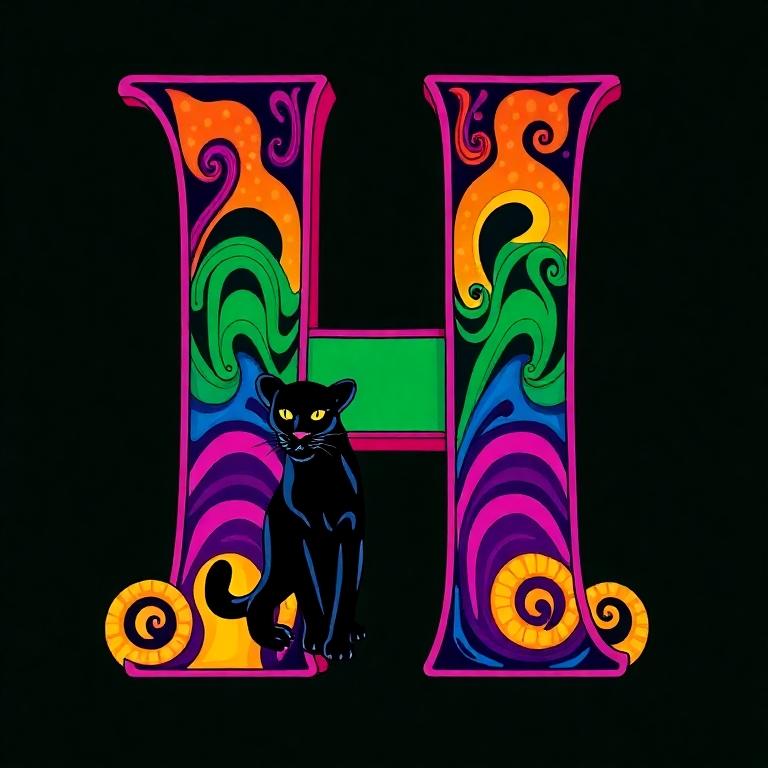 Black panthers — letter H
