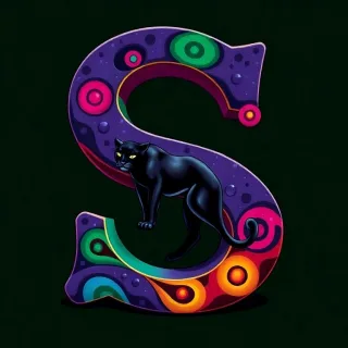 Black panthers — letter S