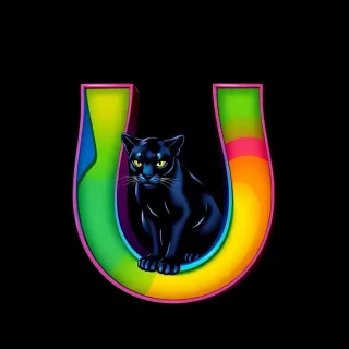 Black panthers — letter U