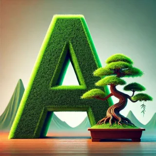 Bonsai — letter A