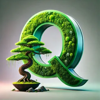 Bonsai — letter Q