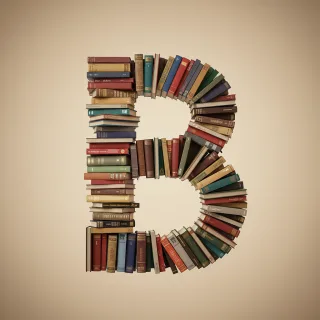 Books 2 — letter B (variant 2)