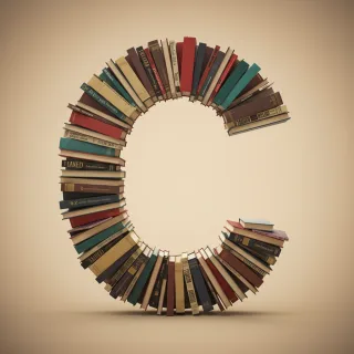 Books 2 — letter C (variant 2)