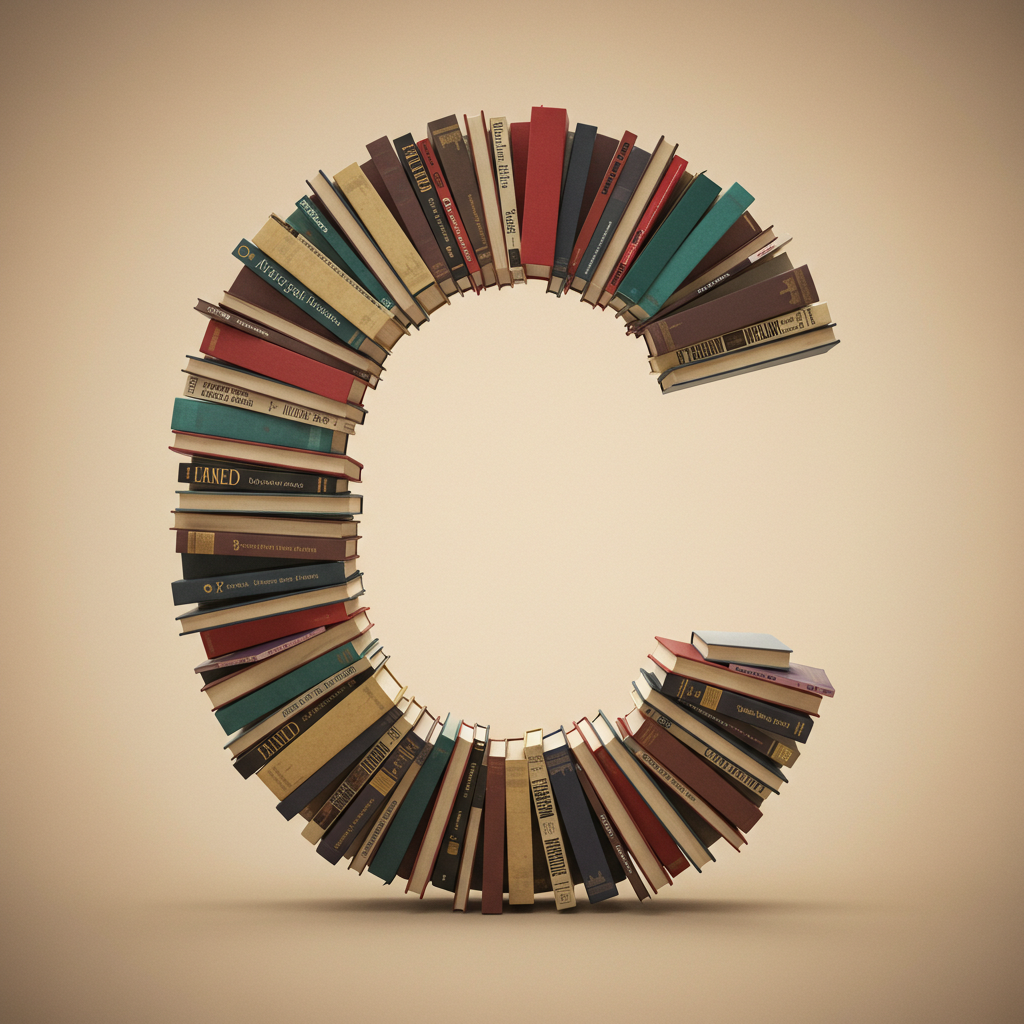 Books 2 — letter C (variant 2)