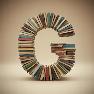 Books 2 — letter G (variant 2)