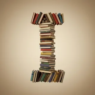 Books 2 — letter I (variant 2)