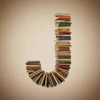 Books 2 — letter J (variant 2)