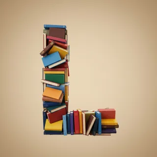 Books 2 — letter L (variant 2)