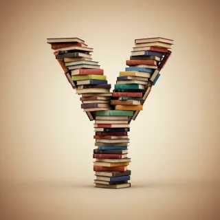 Books 2 — letter Y (variant 2)