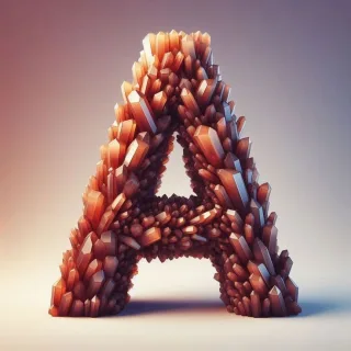 Brown crystal