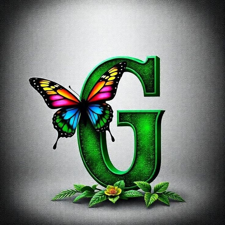 Butterflies 2 — letter G