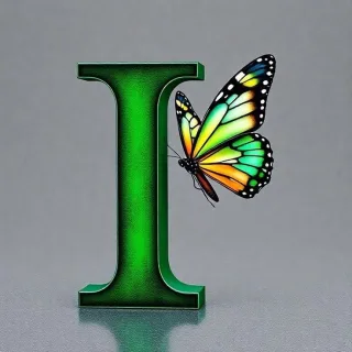 Butterflies 2 — letter I
