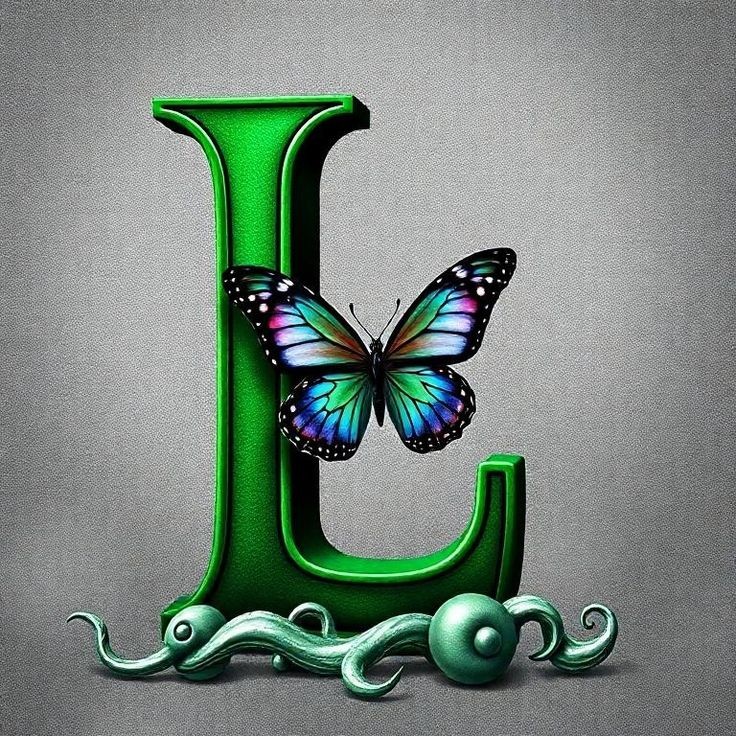 Butterflies 2 — letter L