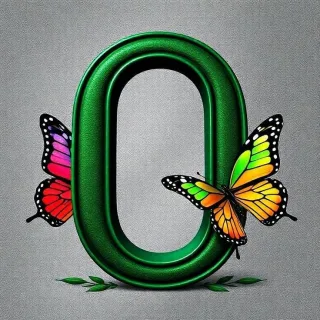 Butterflies 2 — letter O