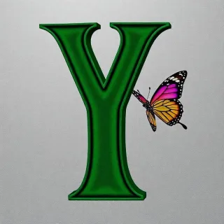 Butterflies 2 — letter Y