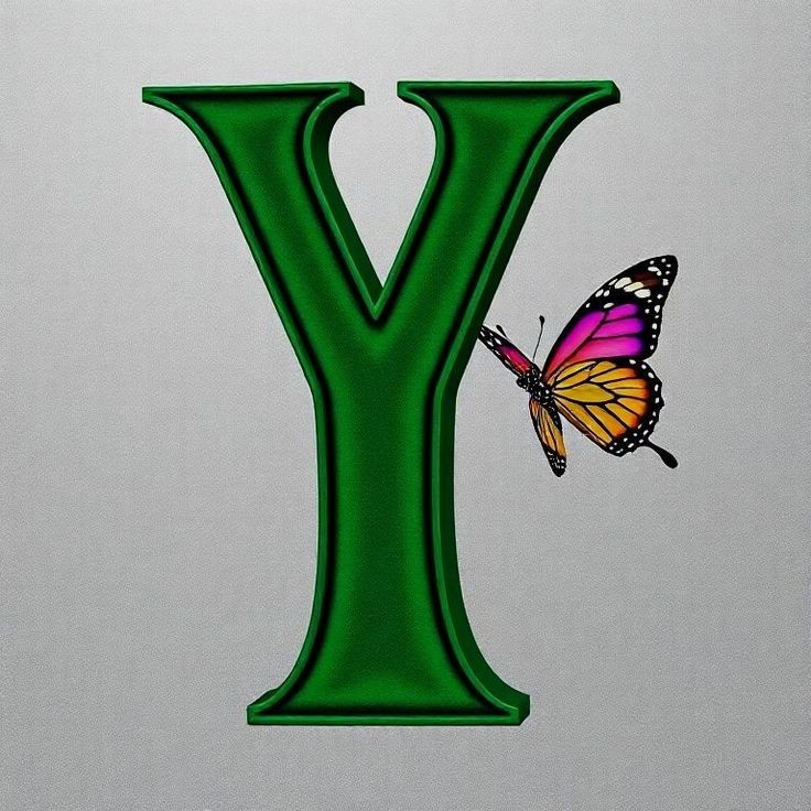 Butterflies 2 — letter Y