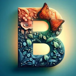 Butterflies — letter B