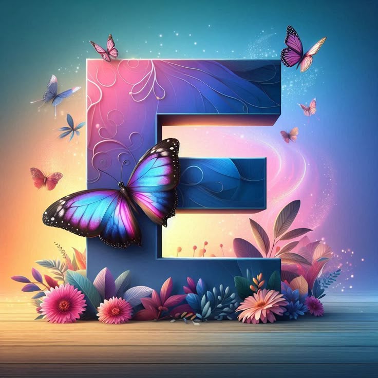 Butterflies — letter E