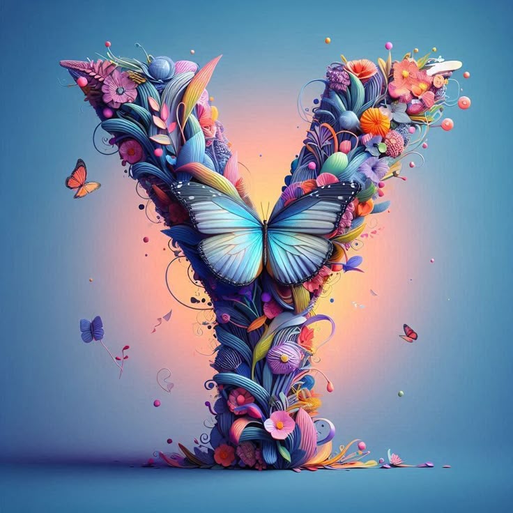 Butterflies — letter Y