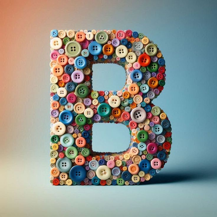 Buttons — letter B