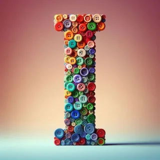 Buttons — letter I