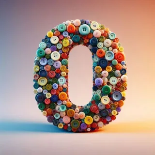 Buttons — letter O