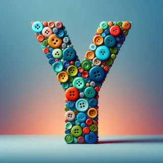 Buttons — letter Y